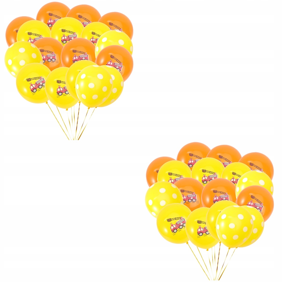 

40 sztuk Gaśnica Party balon Żółta kropka balon