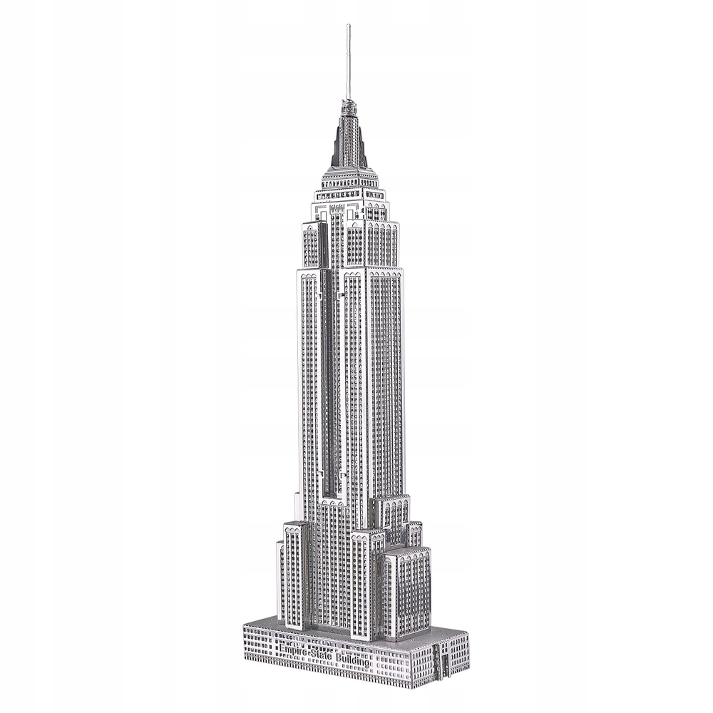 Piececool Puzzle Metalowe 3D Empire State Building Marka inna