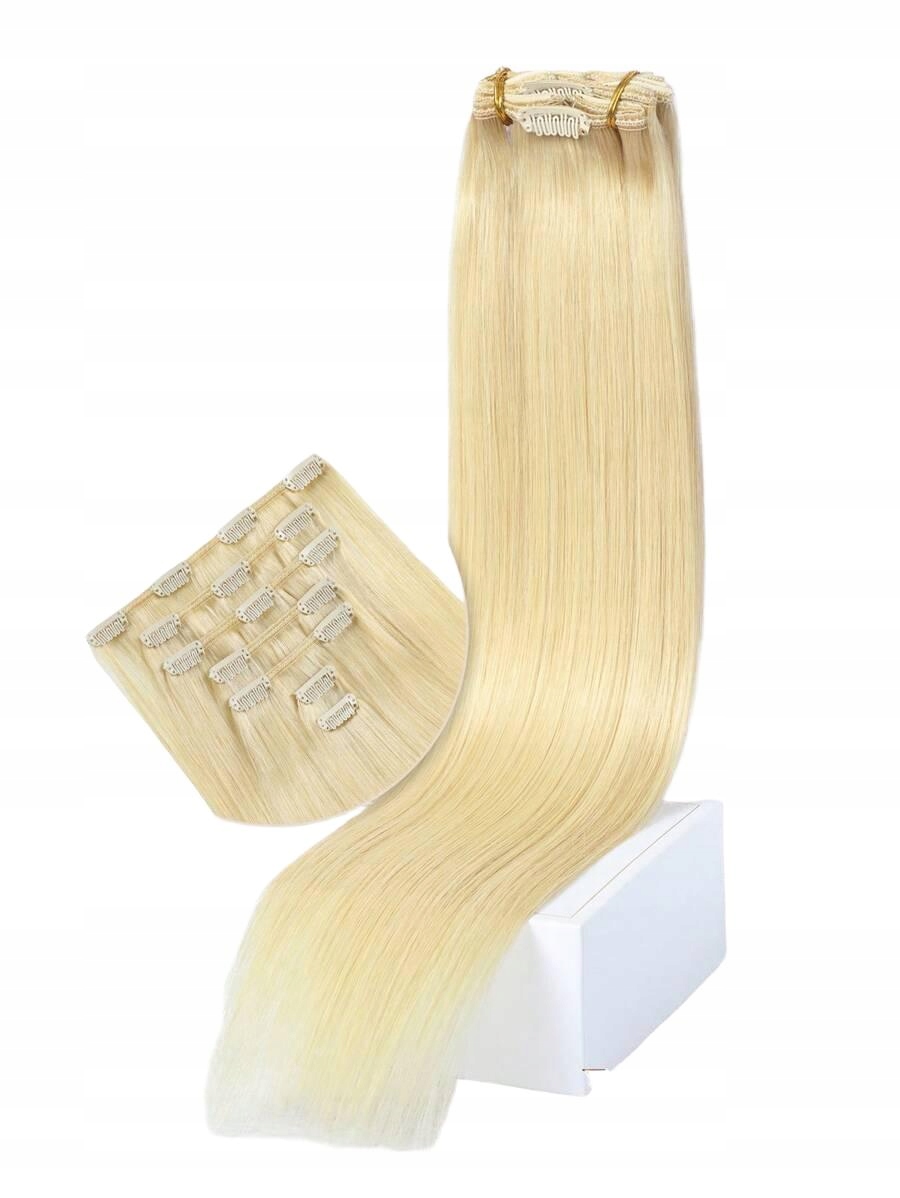 Shein blond vlasy přírodní klip S07 ajg 45CM