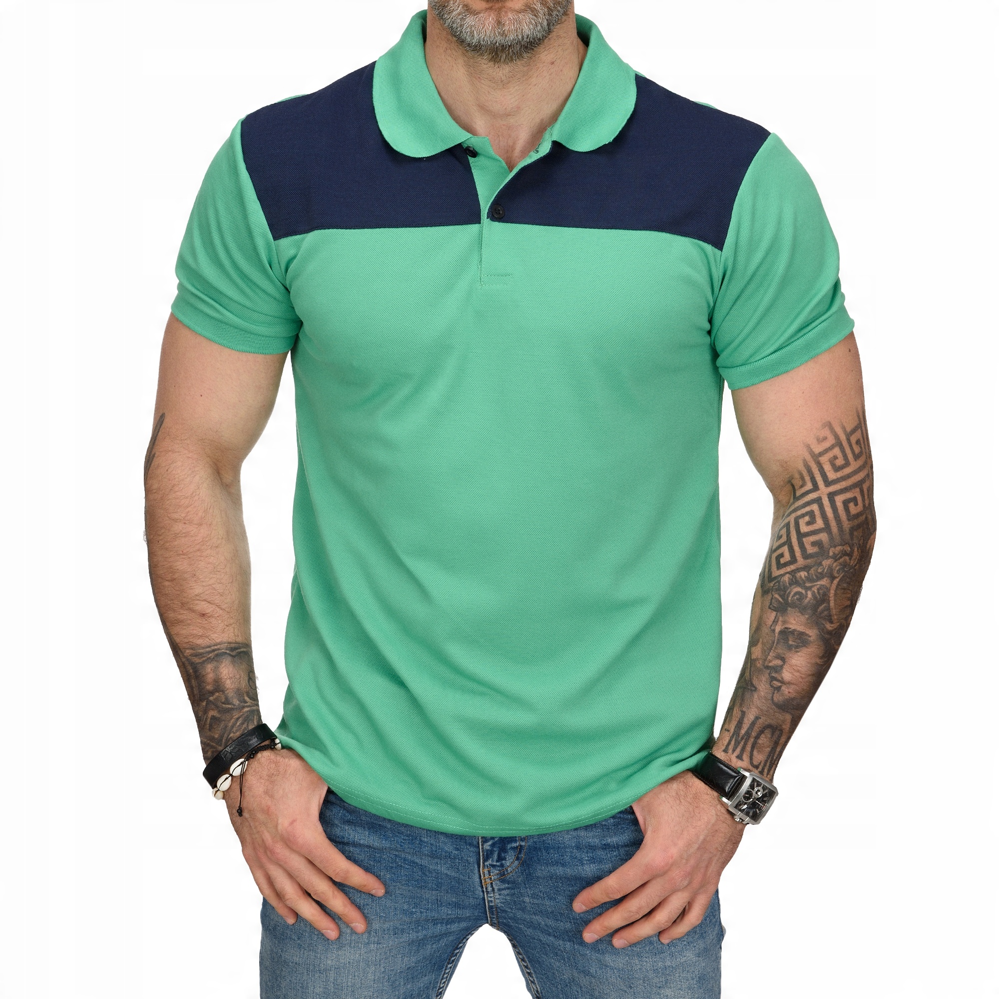 

P320 r. XXL Męska Koszulka Polo Gładka Polówka