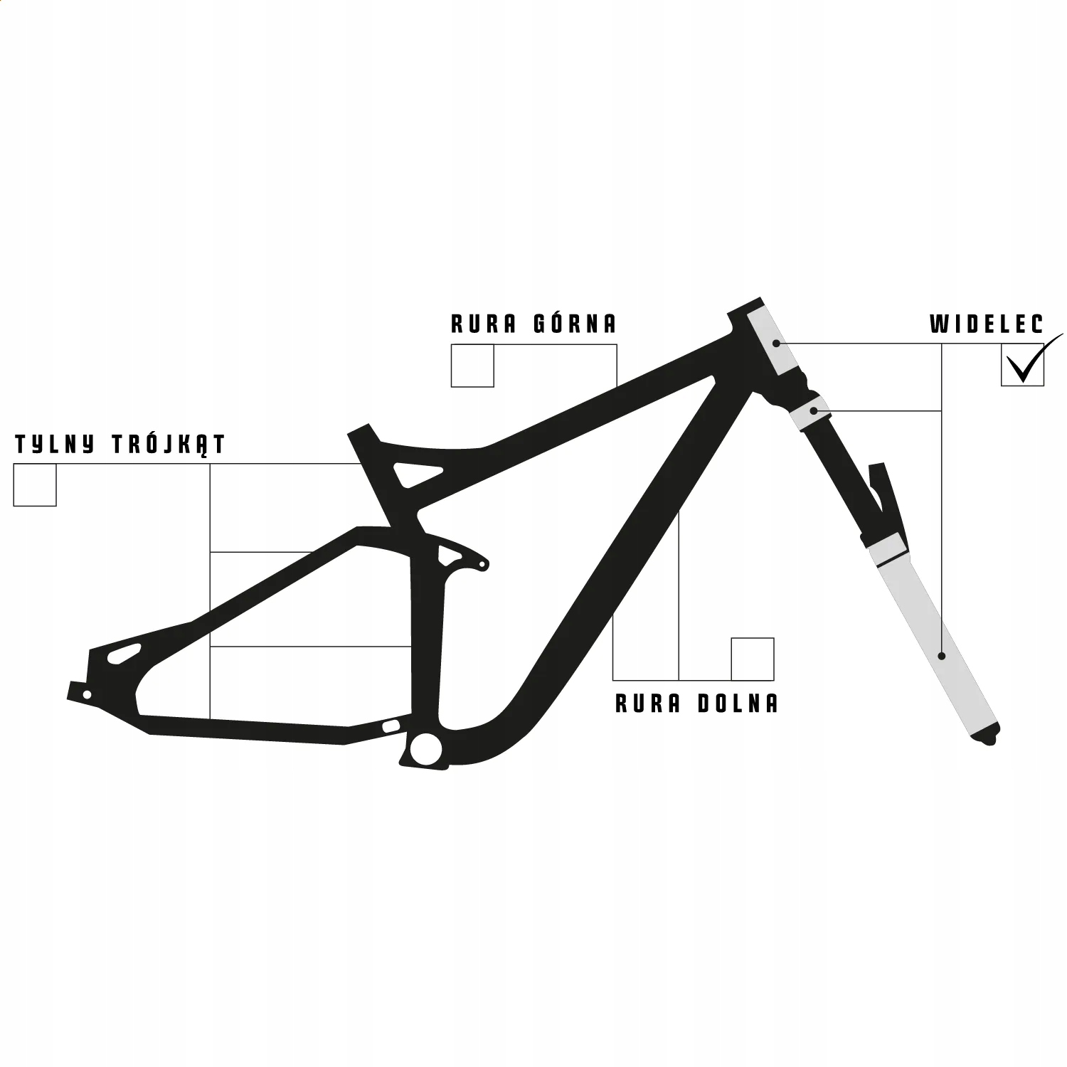 FOLIA NA ROWER OCHRONNA NAKLEJKI OCHRONNE MAT AMORTYZATOR SAMOREGENERUJĄCA Kod producenta FO-AM-BMS-SR
