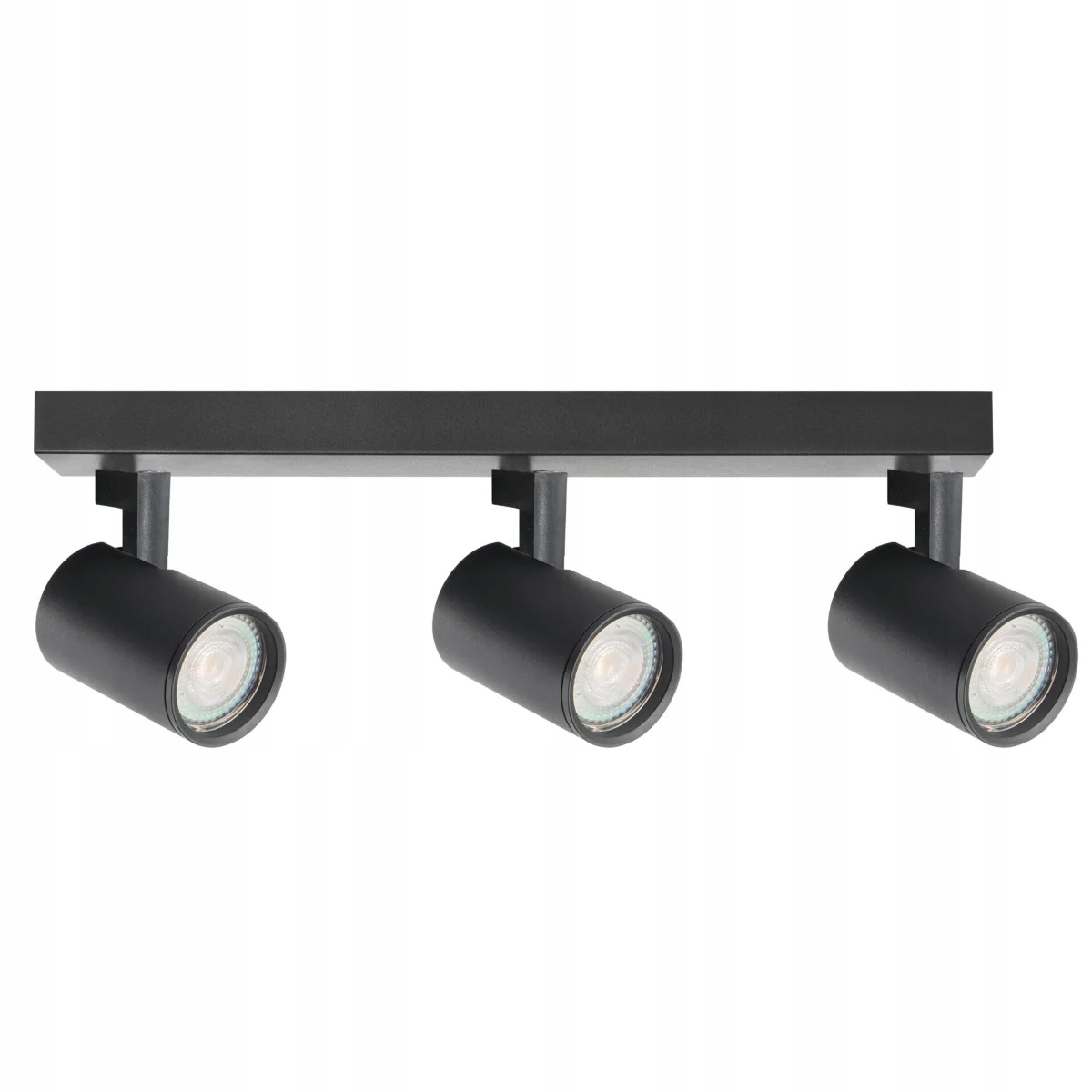 Stropní svítidlo dekorativní, moderní, 3 nastavitelné reflektory, černá Polux
