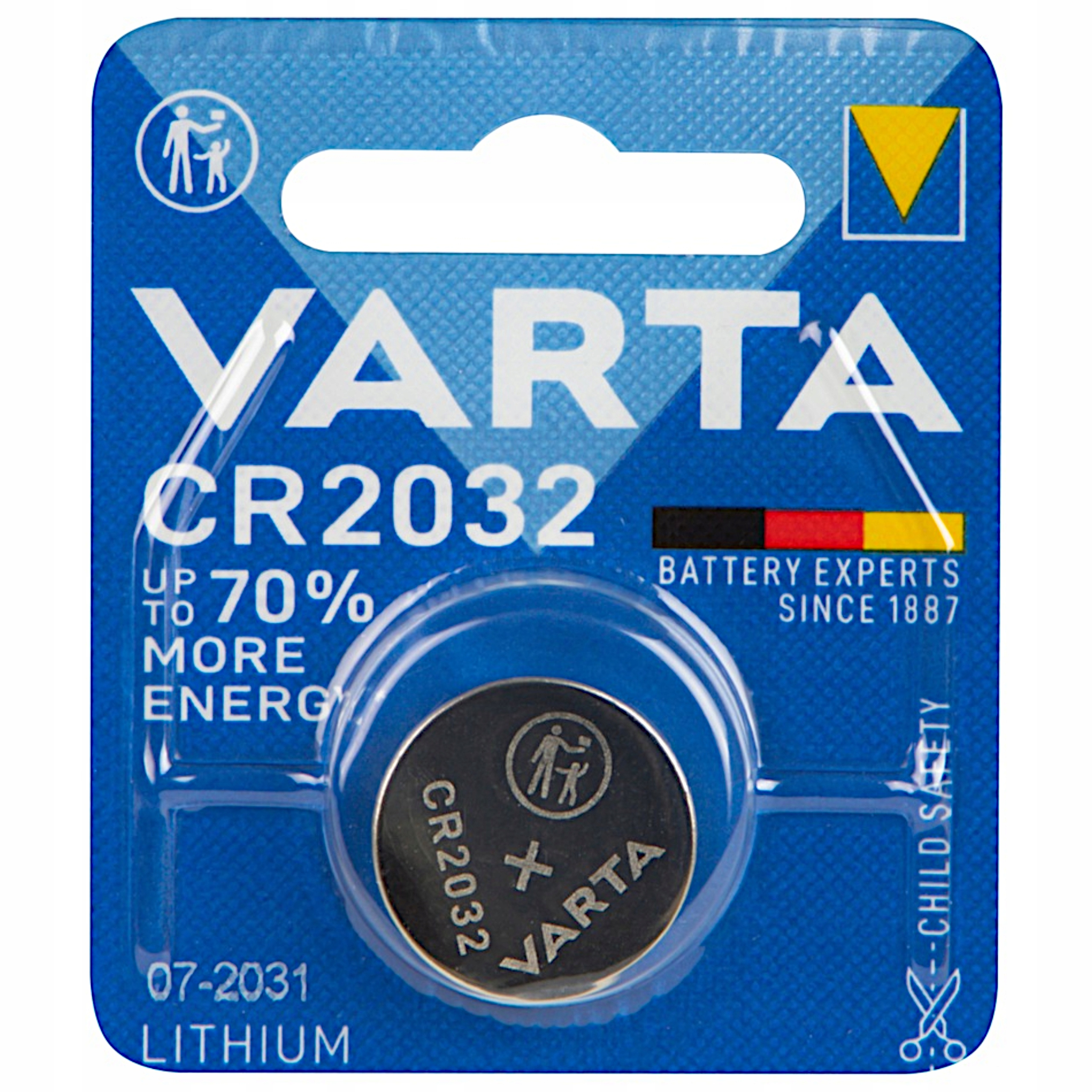 

Bateria litowa Varta CR2032 guzikowa 3V 1 sztuka