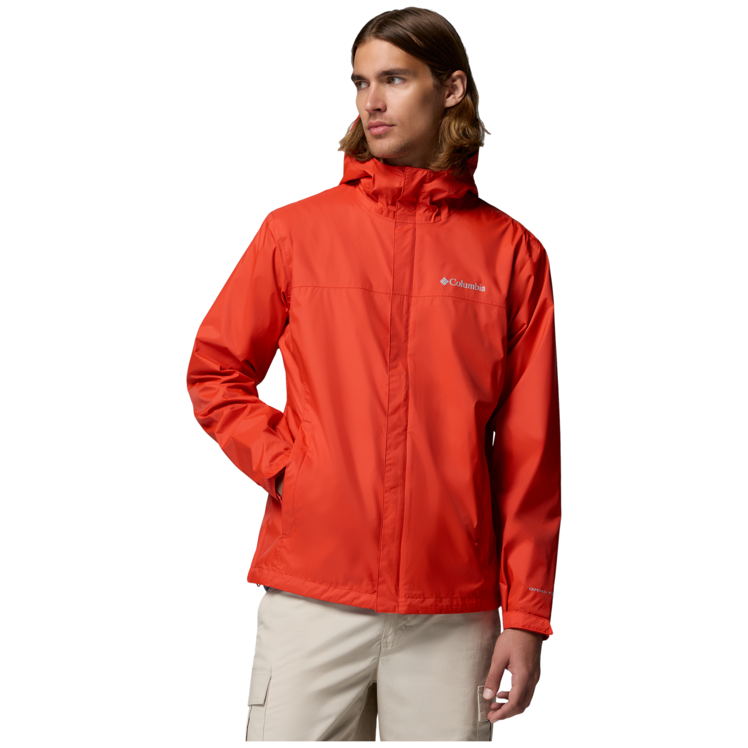 Columbia Watertight II Rain Jacket [XL] Pánská nepromokavá bunda Nylon Oranžová