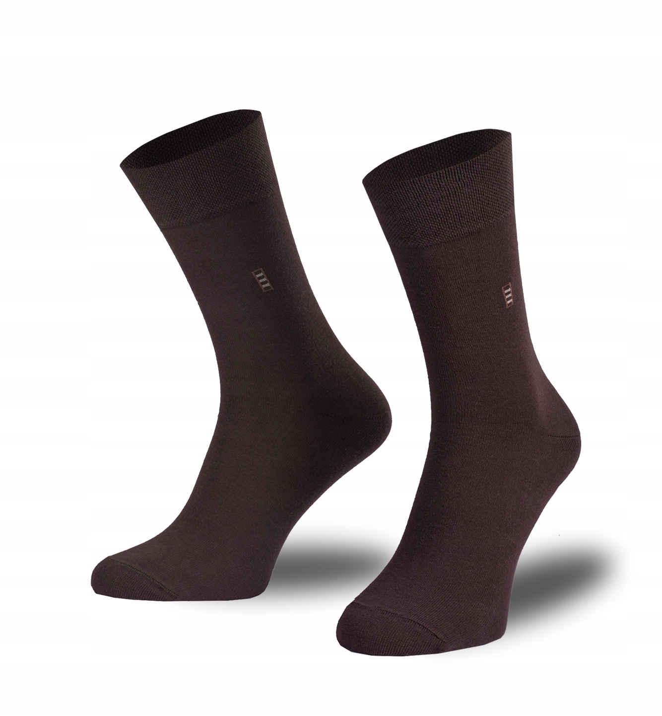 

Skarpety Garniturowe bawełniane brąz 39-41