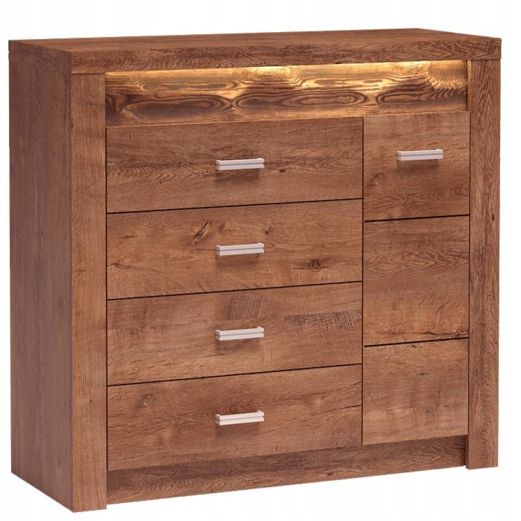 KOMODA z szufladami INDIANAPOLIS I-17 JESION JASNY