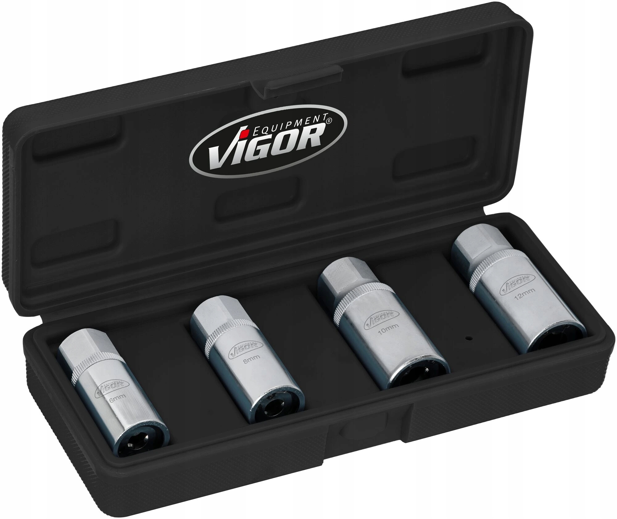 Vigor V6412/4, Sada vytahovačů podpěrných čepů 1/2" (12,5 mm) 4dílná