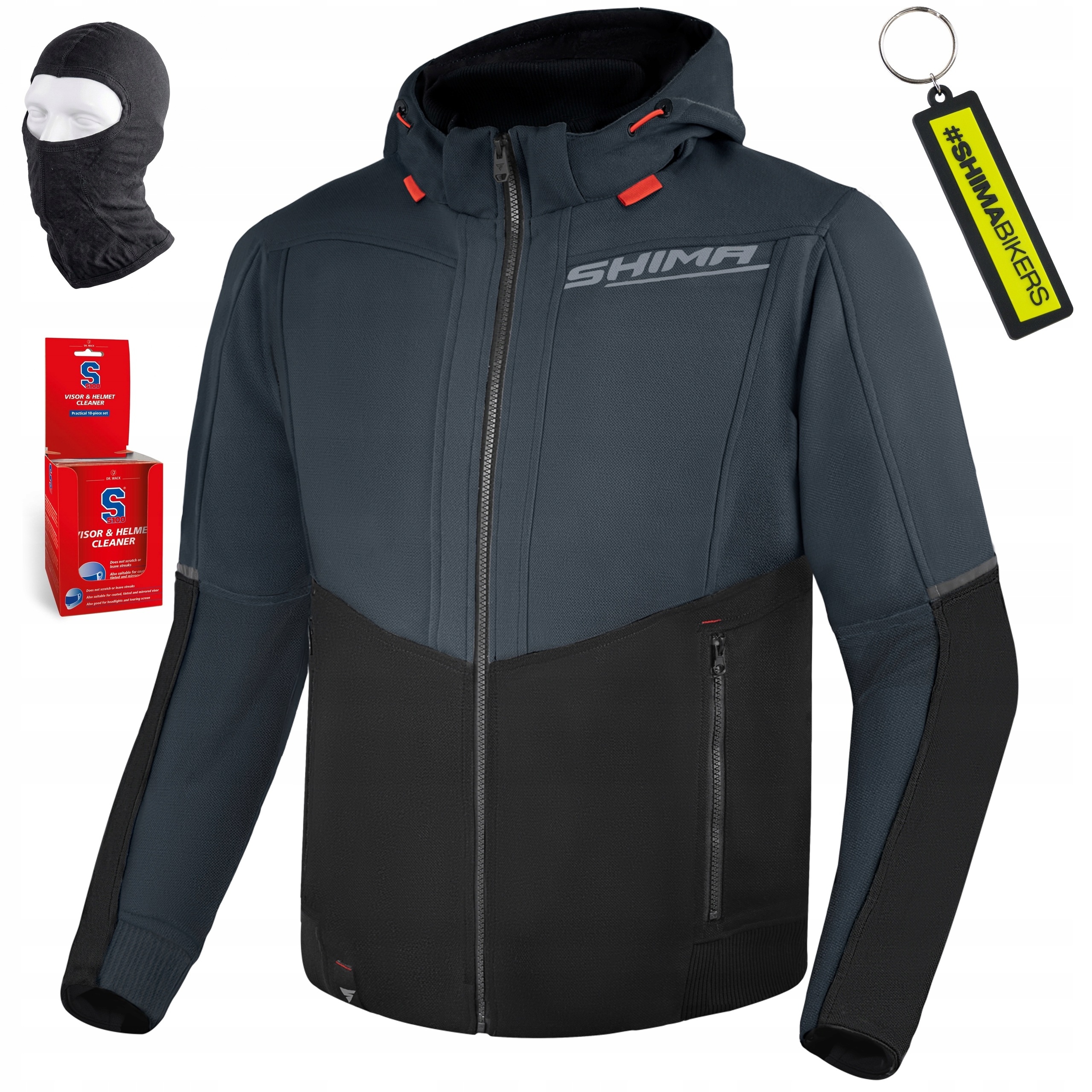 Pánska motocyklová bunda Shima Daybreaker AirForce Ce Level 2 Darčeky