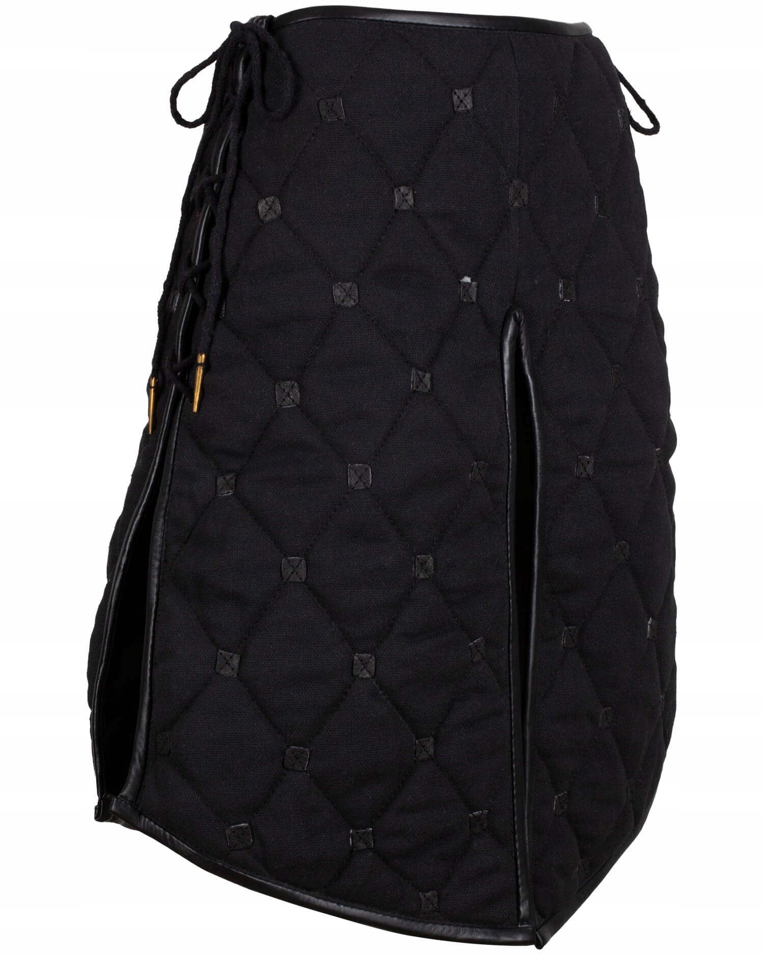 Prošívaná Polstrovaná Sukně Kovira Černá XXL Larp