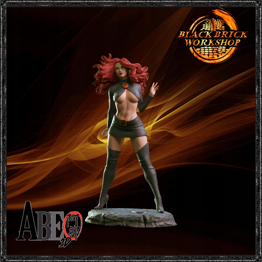 Madelyne Pryor Unpainted Abe 3D Měřítko 1/9 (200mm) (sfw) 3D tisk