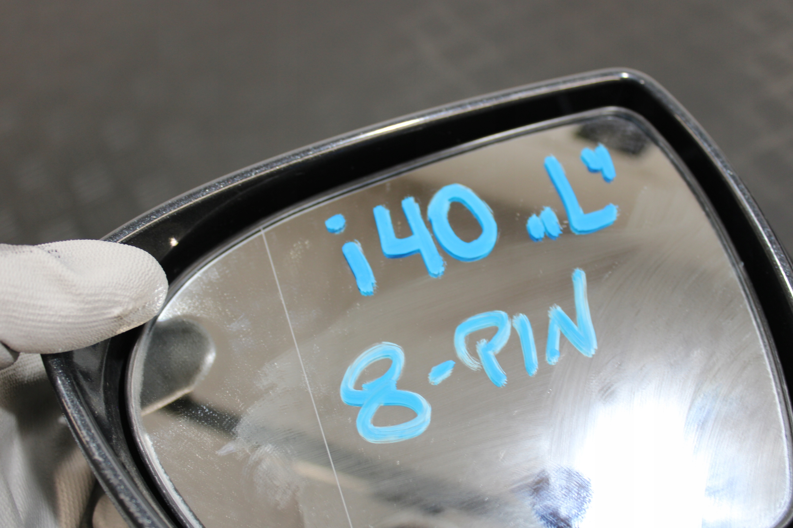 mirror left 8 vertical HYUNDAI I40 LIFT