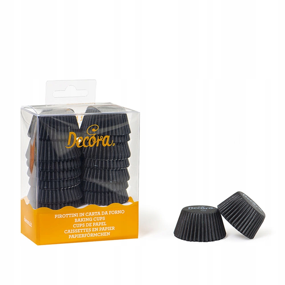 

Papilotki Papierowe Czarne 32x22 mm Decora 200szt