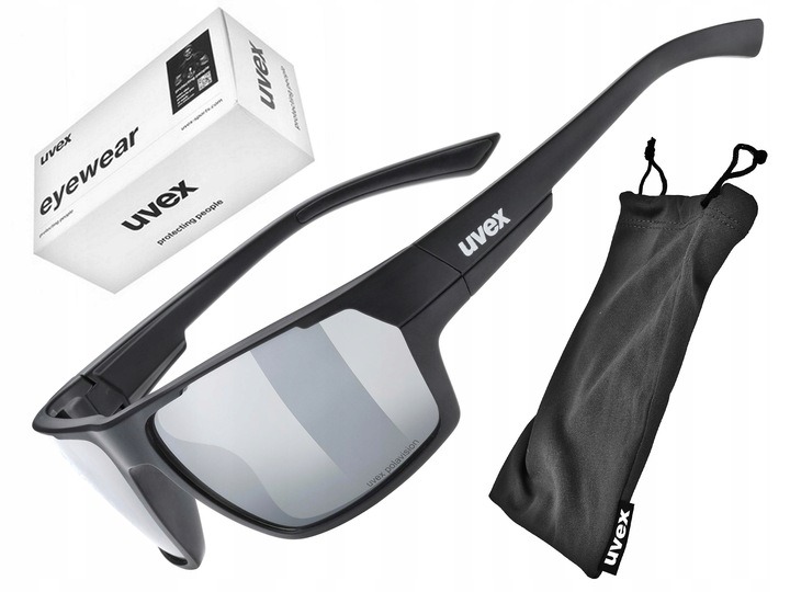 Brýle Uvex Sportstyle 233 P lesk sklo stříbrné Polavision Pouzdro