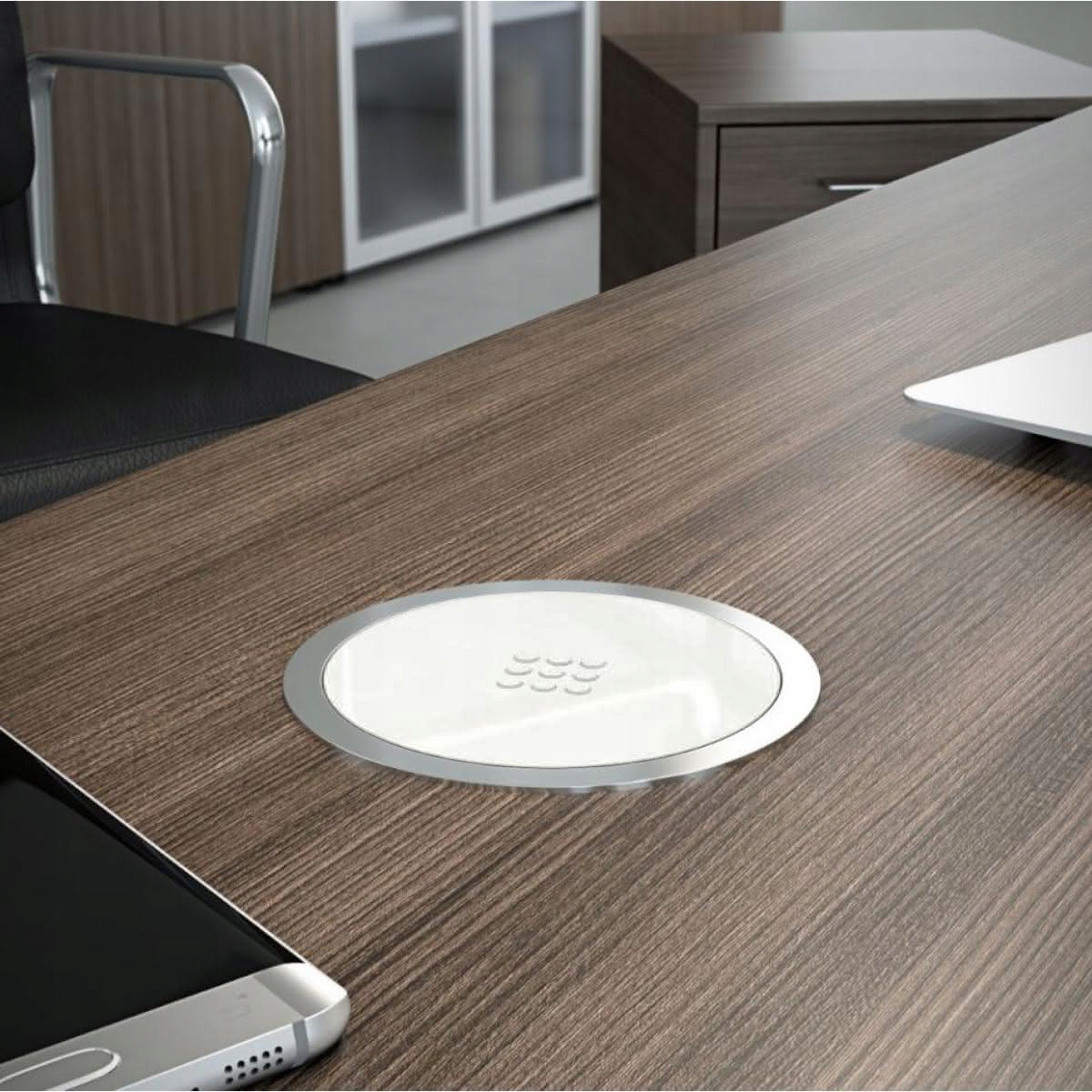 Ładowarka indukcyjna do blatu Versacharger Asa Plastici stal, biały