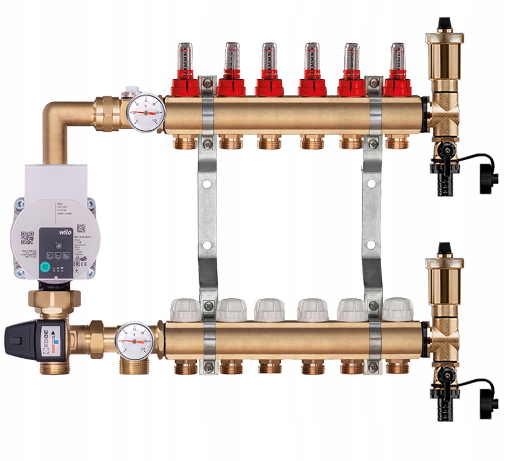 Rozdělovač 7 S Čerpací Skupinou Wilo Pro Podlahovku