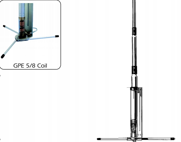 Antena Bazowa Sirio Gpe 27 V2 5/8 fali