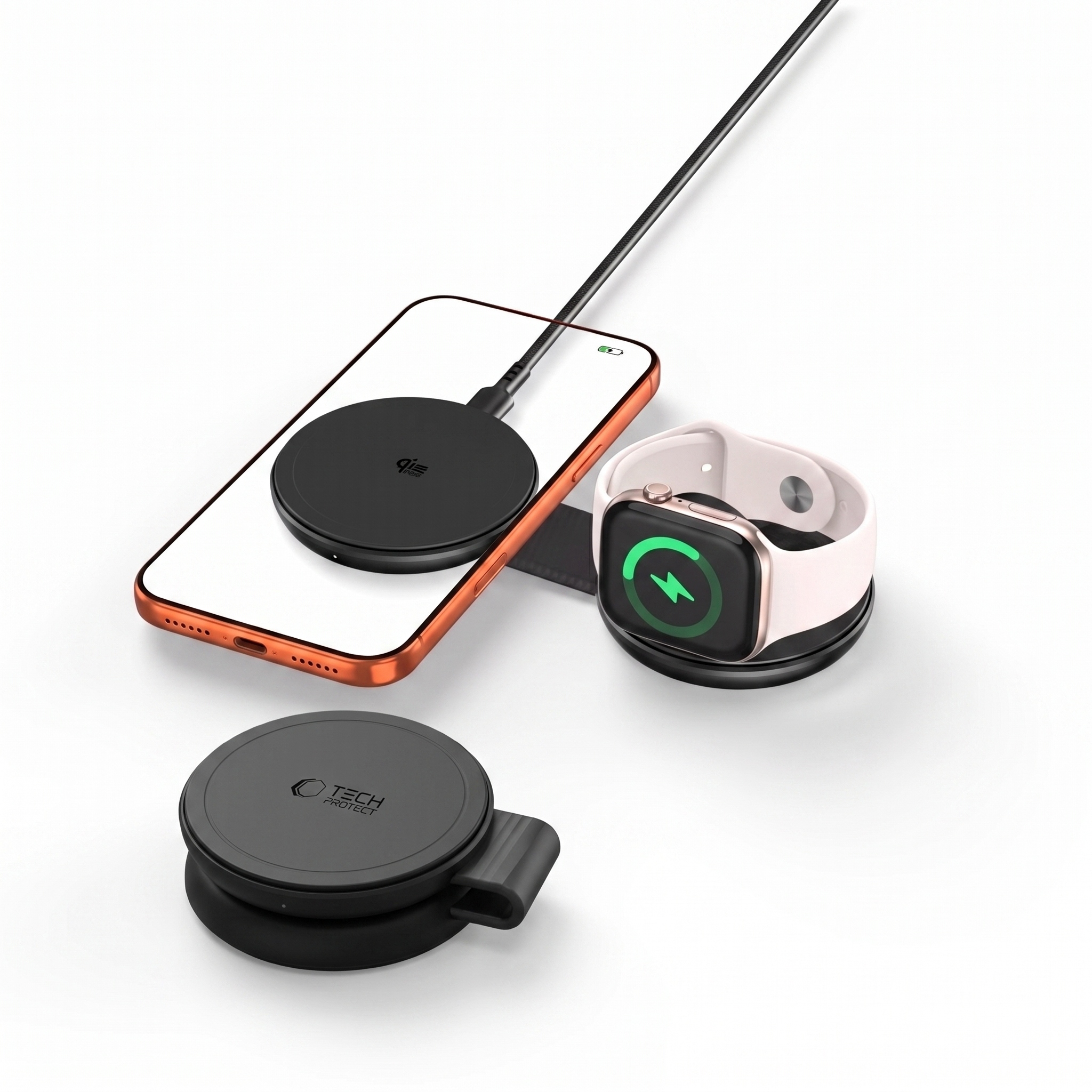 Składana Podróżna Ładowarka Indukcyjna Magsafe Do Iphone Apple Watch