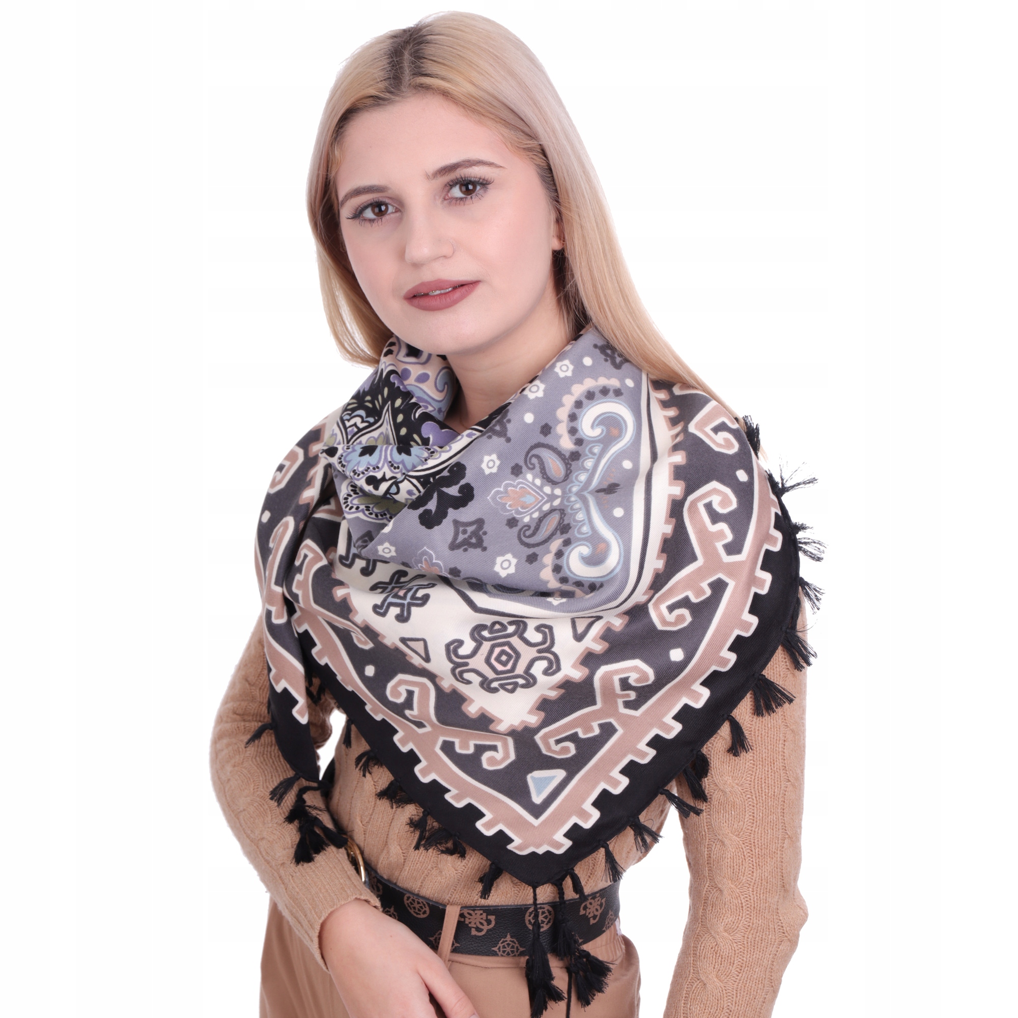 CHUSTA DAMSKA SZAL SZALIK DAMSKI REGAL WRAP Waga produktu z opakowaniem jednostkowym 0.3 kg