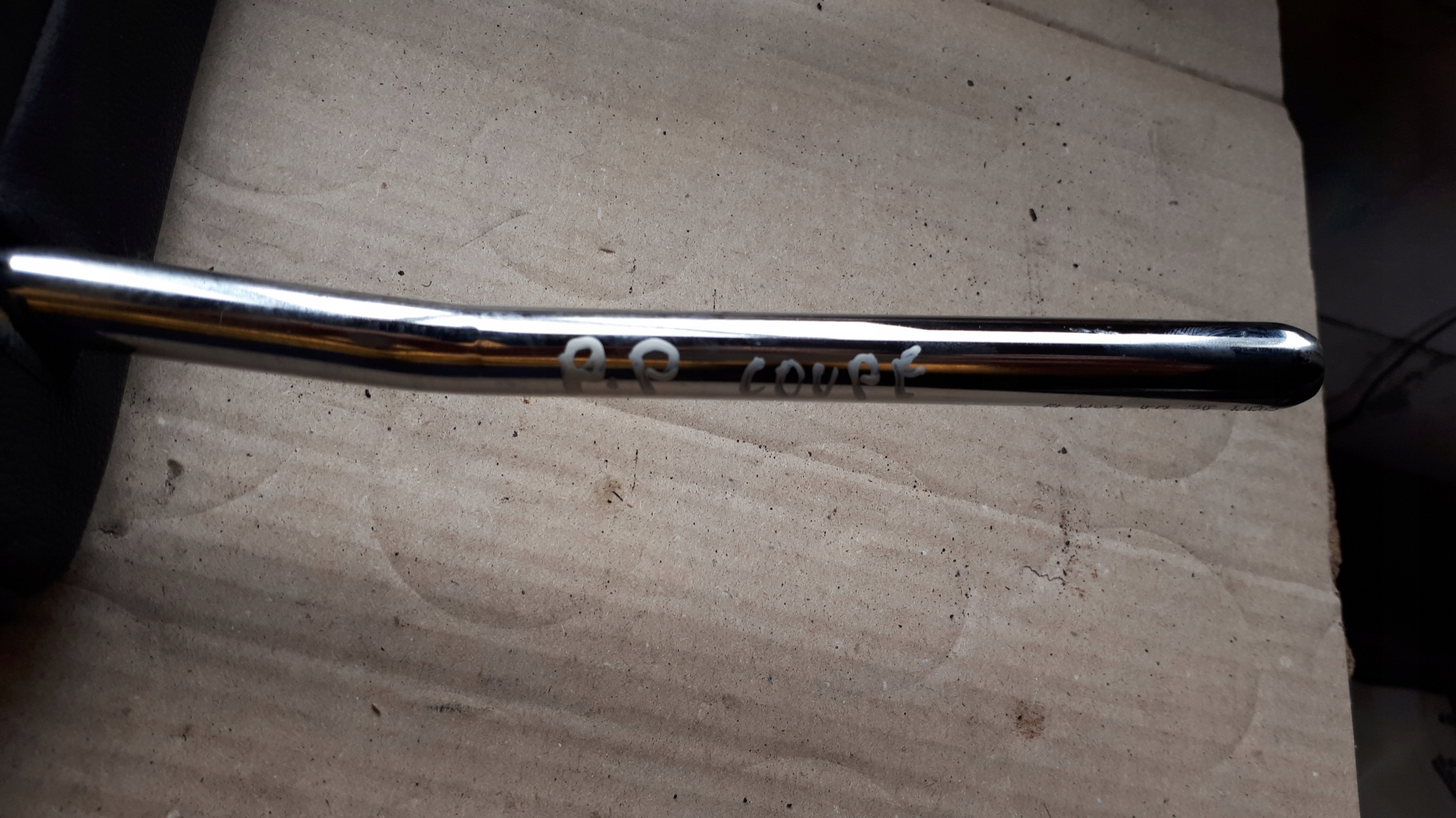 A5 8T rest seat front right leather black
