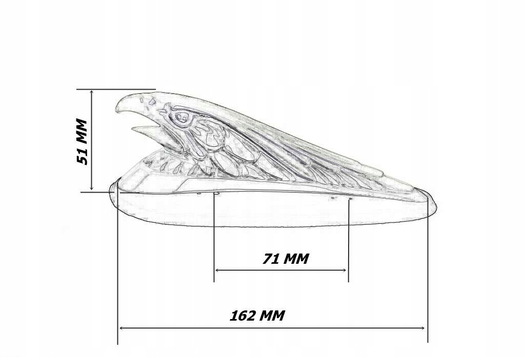 ORZEŁ NA BŁOTNIK HONDA SHADOW VT125 (17078) Producent inny