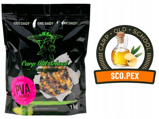 Ziarno zanętowe Carp Old School Rainbow Mix do Pva Scopex 1kg