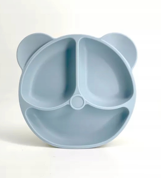 

Talerz talerzyk Silikonowy Z Przyssawką przegródki