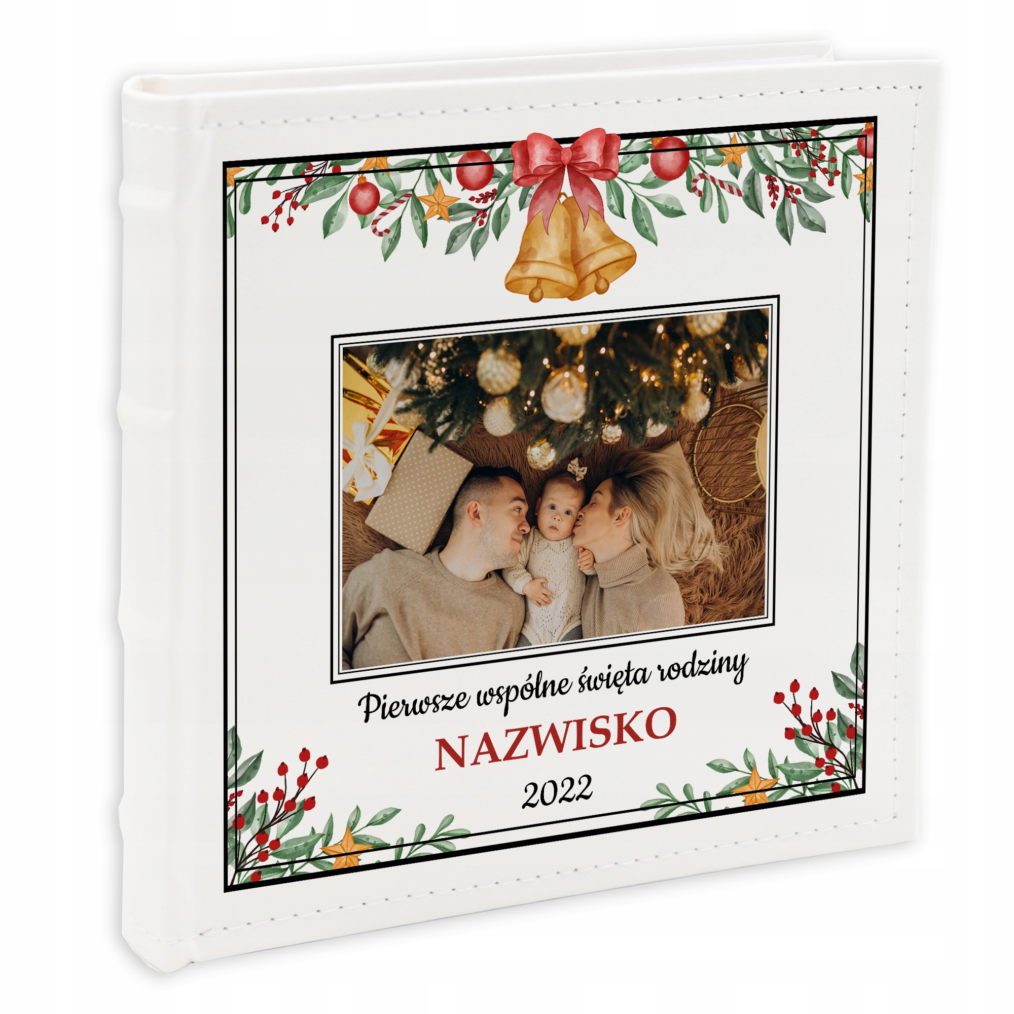 Album na fotografie 10x15 cm Bílý První Společné Vánoce Kreator Projekt