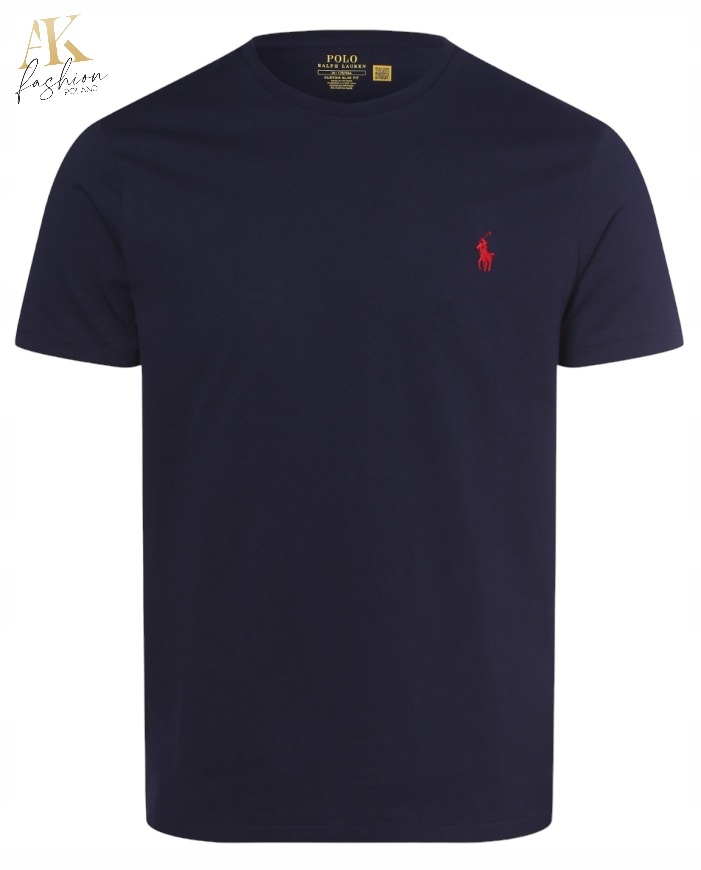 Tshirt męski Polo Ralph Lauren granatowy 710811284003 r. M 14857777029