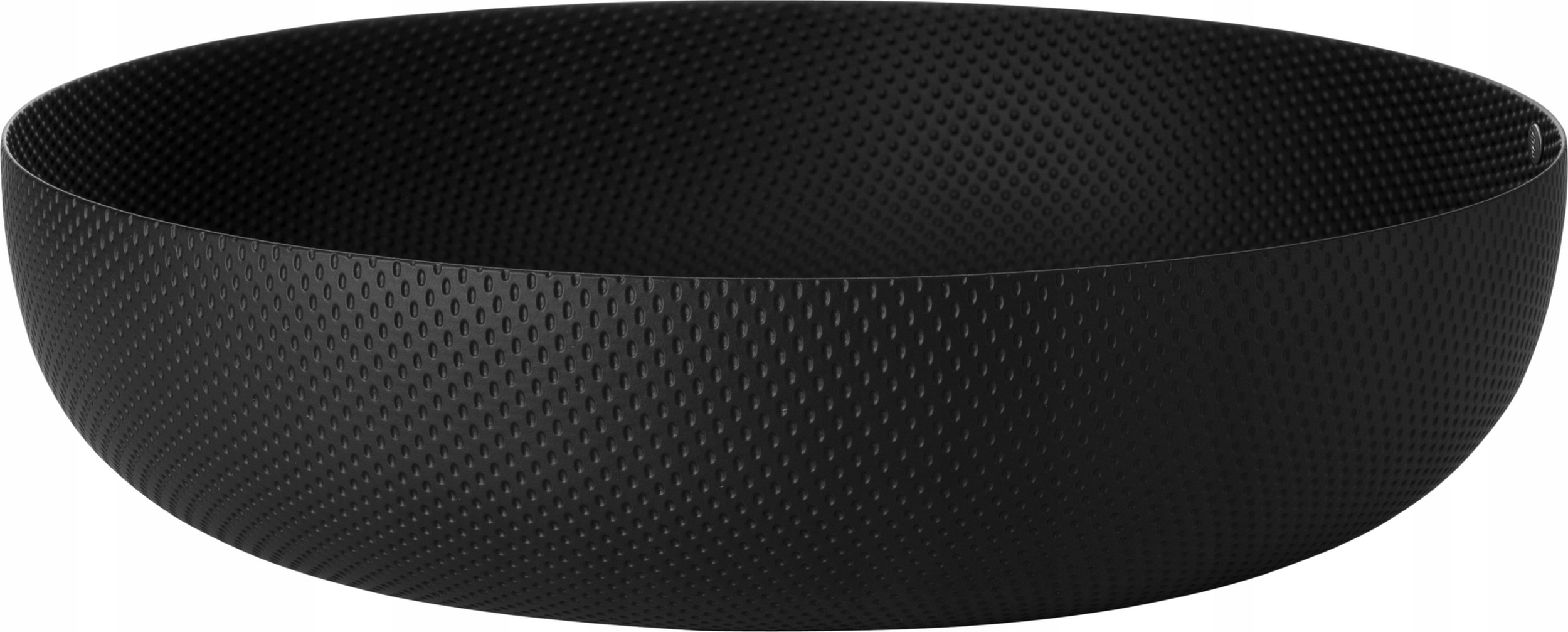 Alessi Texture Miska na ovocie 24 cm čierna