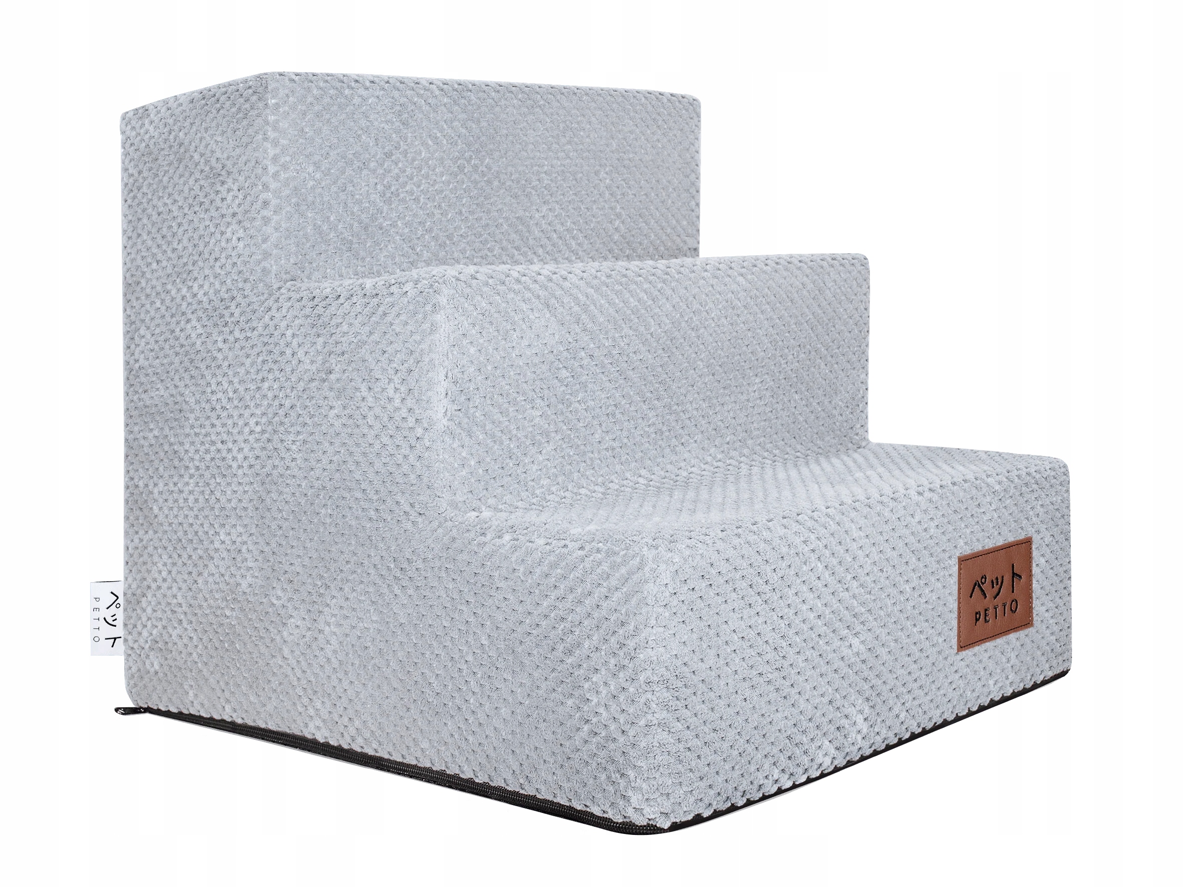 Levně Petto Schodky pro psa Takai 3 stupně šedé