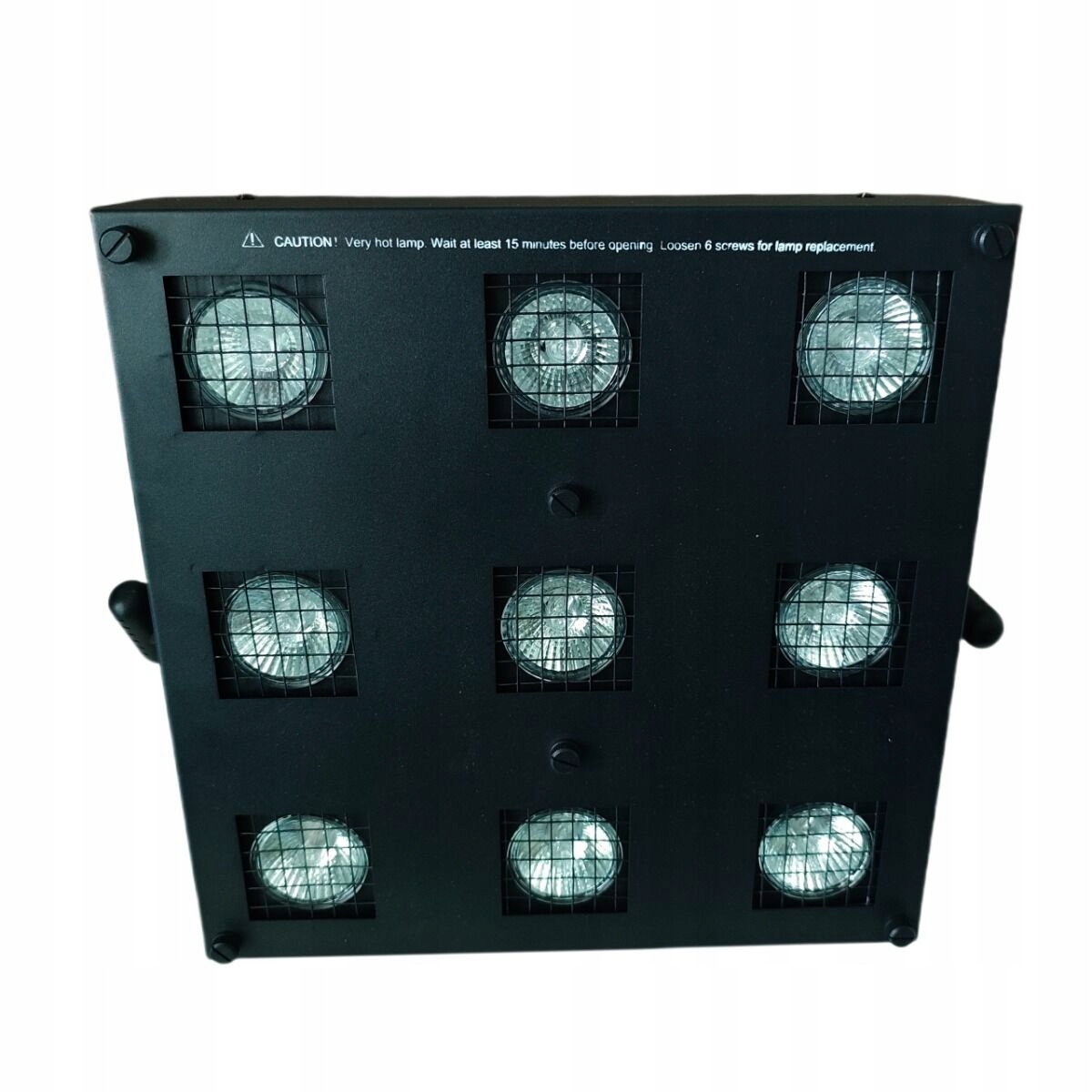 LIGHT4ME Sun Panel blinder 9x35W Ww GU10 DMX, montážny držiak