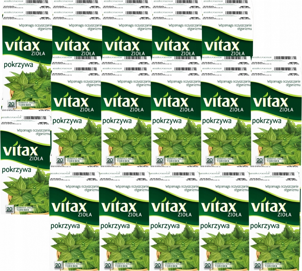Herbata ziołowa Vitax pokrzywa 20szt 1.5g x50
