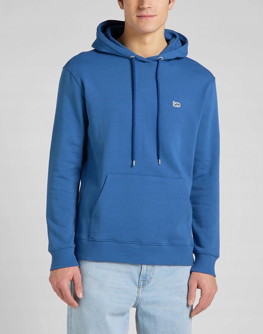Pánská mikina Lee Plain Hoodie Blue Union L80YSPUF S