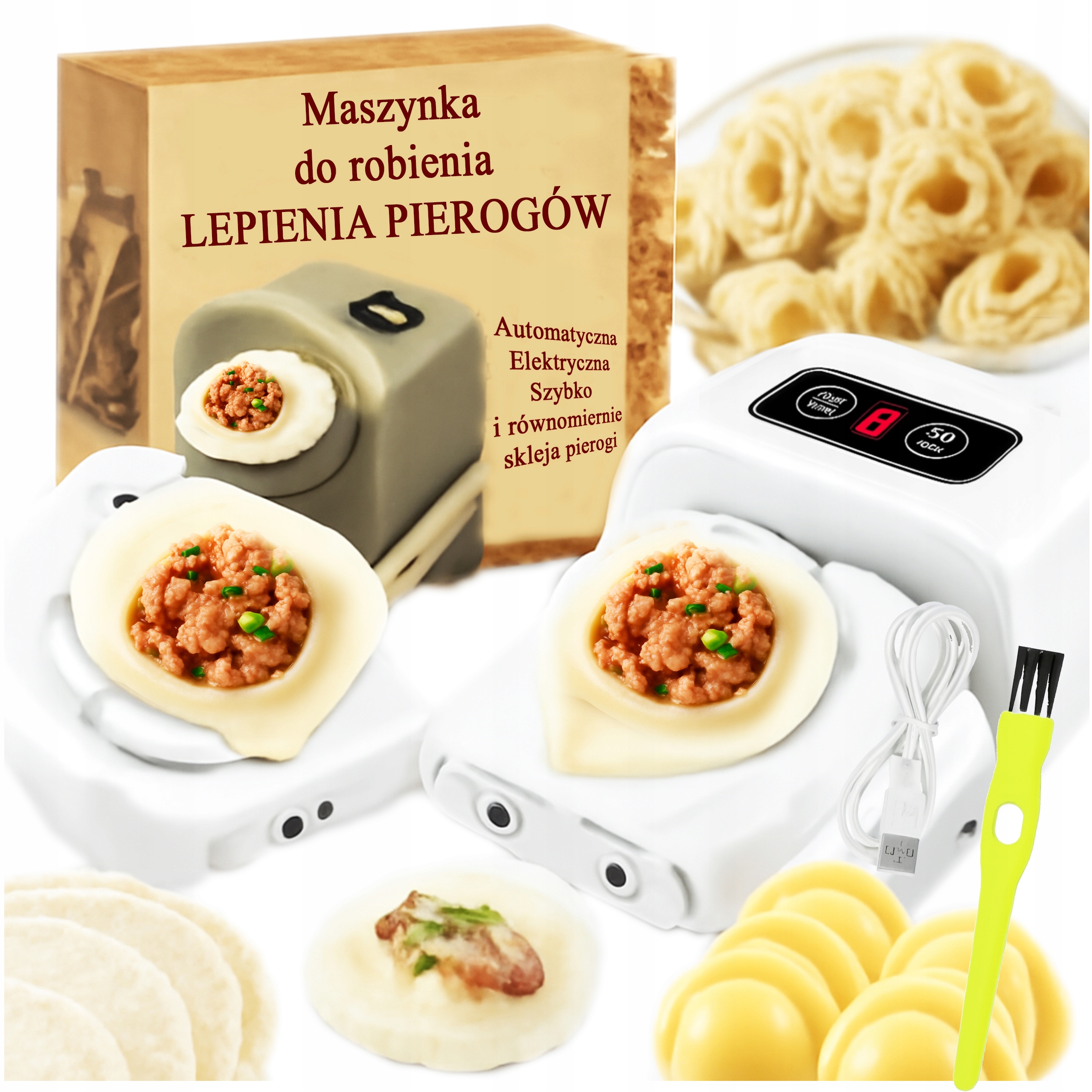 ELEKTROMOS GOMBÓCKÉSZÍTŐ GÉP – AUTOMATA GOMBÓCKÉSZÍTŐ