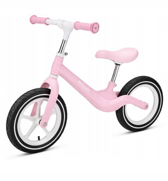 Lekki rower rowerek biegowy spokey Różowy dla dzieci