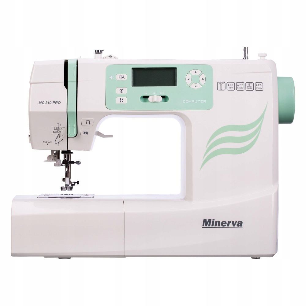 Maszyna do szycia Minerva MC210PRO 70W 800 obr/min 197 ściegów