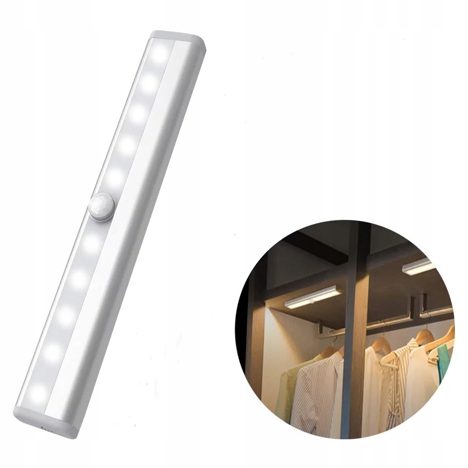 

Listwa Led Bezprzewodowa Do Szaf Czujnik Ruchu