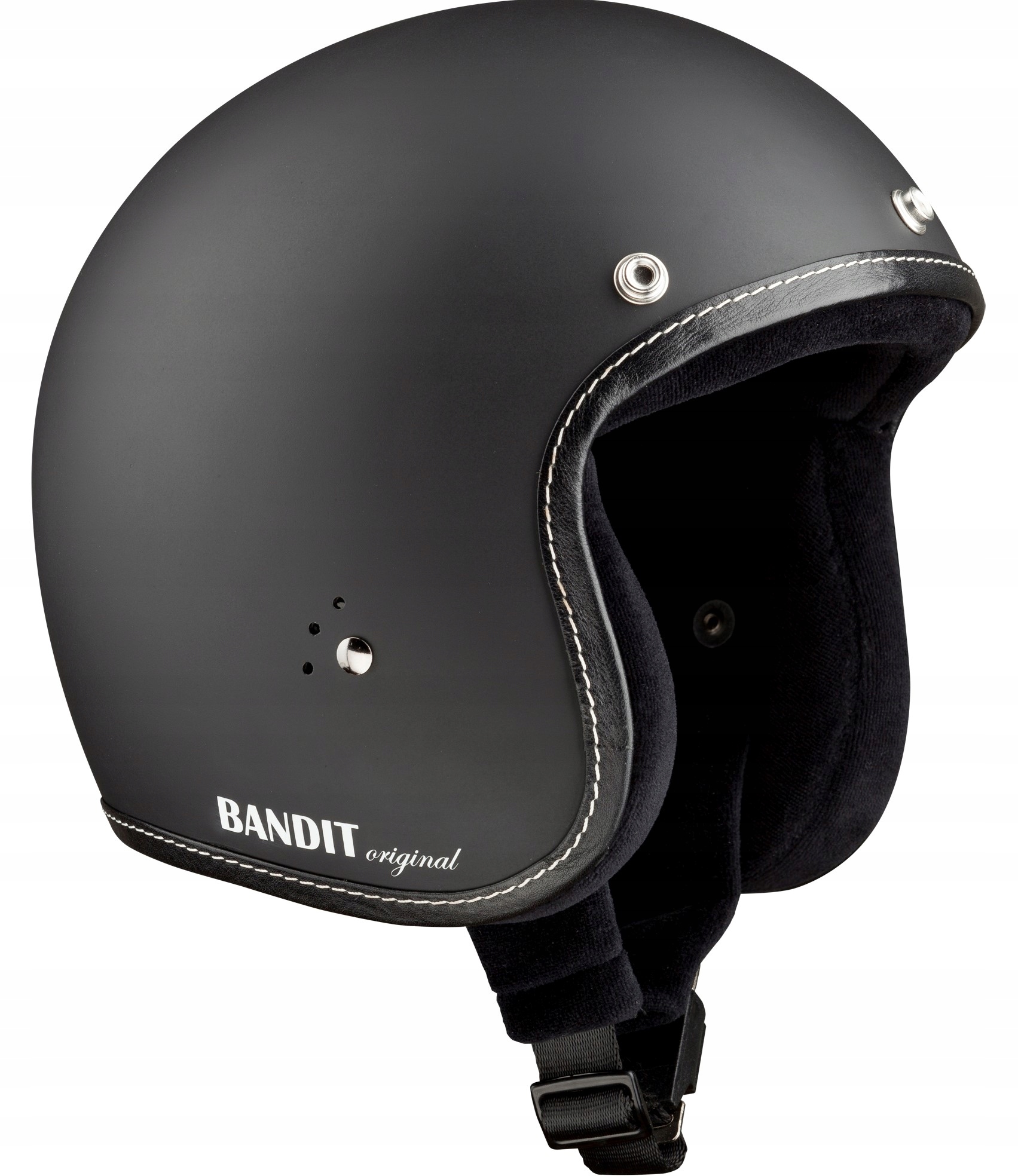 Kask Otwarty Jet Bandit Premium Dull Black XL