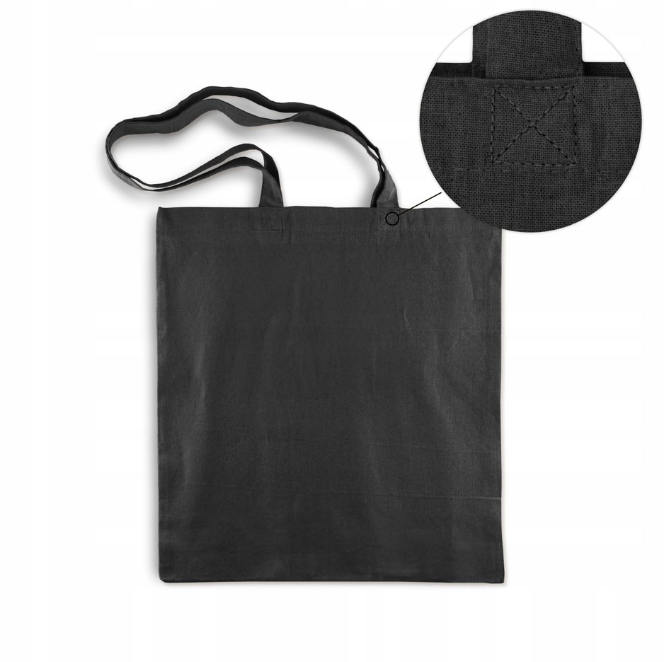 TORBA BAWEŁNIANA na zakupy GRUBA 38x42cm 220g Materiał materiałowa