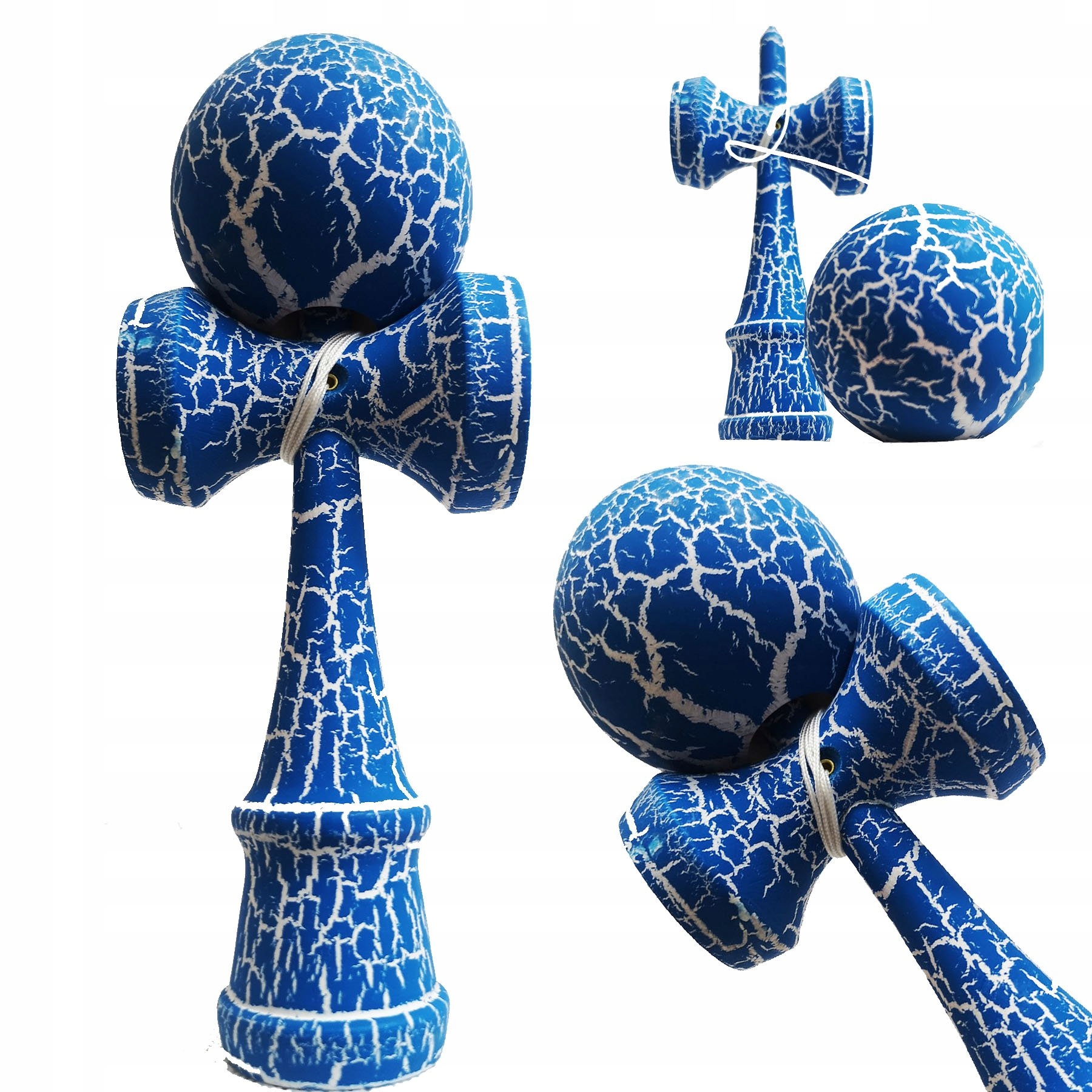 

Kendama Drewniana Gra Japońska Blue-white