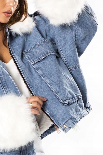 

Kurtka Jeansowa Z Futerkiem Katana Futerko Miś S/m