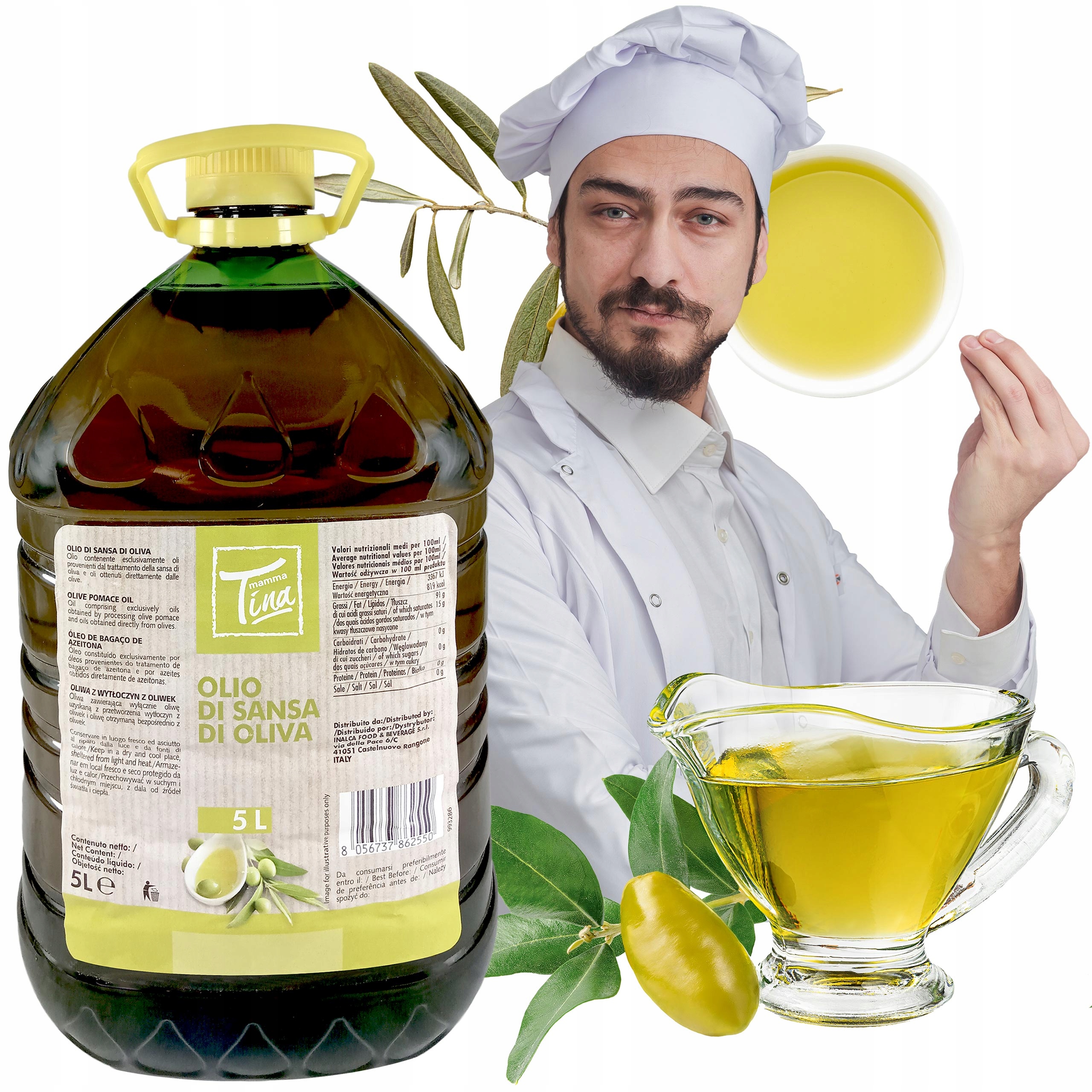 Levně Olivový olej 5 l Sansa italský Mamma Tina