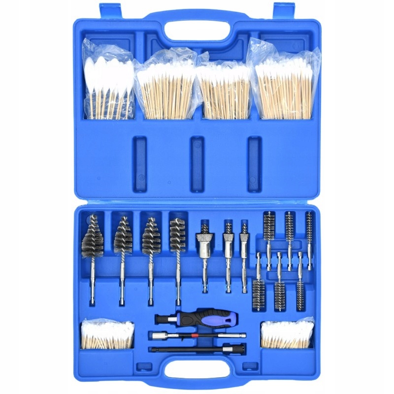 ZESTAW DO CZYSZCZENIA GNIAZD WTRYSKIWACZY SZCZOTKI 429 SZT MAGNUS