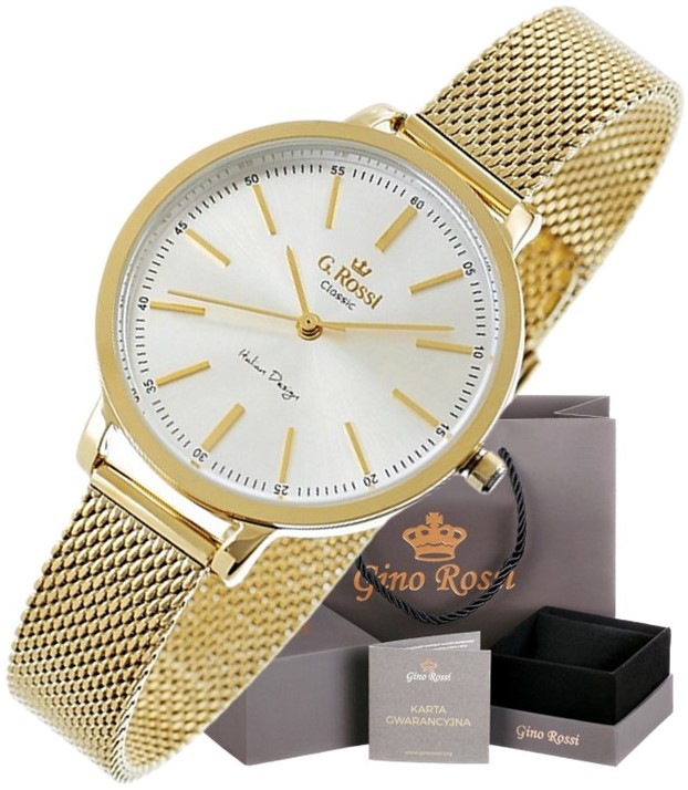 

Zegarek Damski Gino Rossi Zestaw Prezentowy Gratis