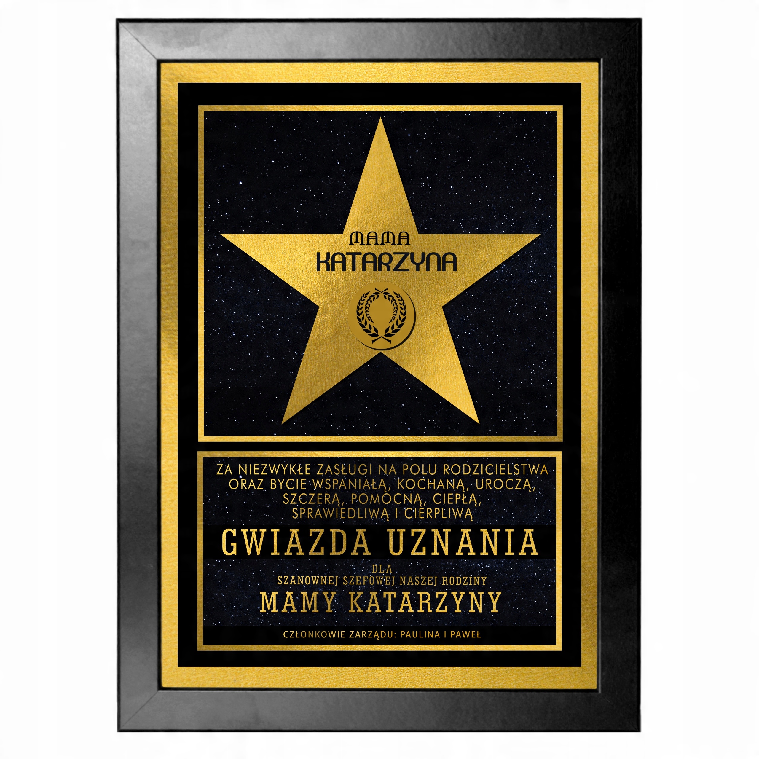 

Plakat Na Dzień Matki Dla Mamy Rama A4