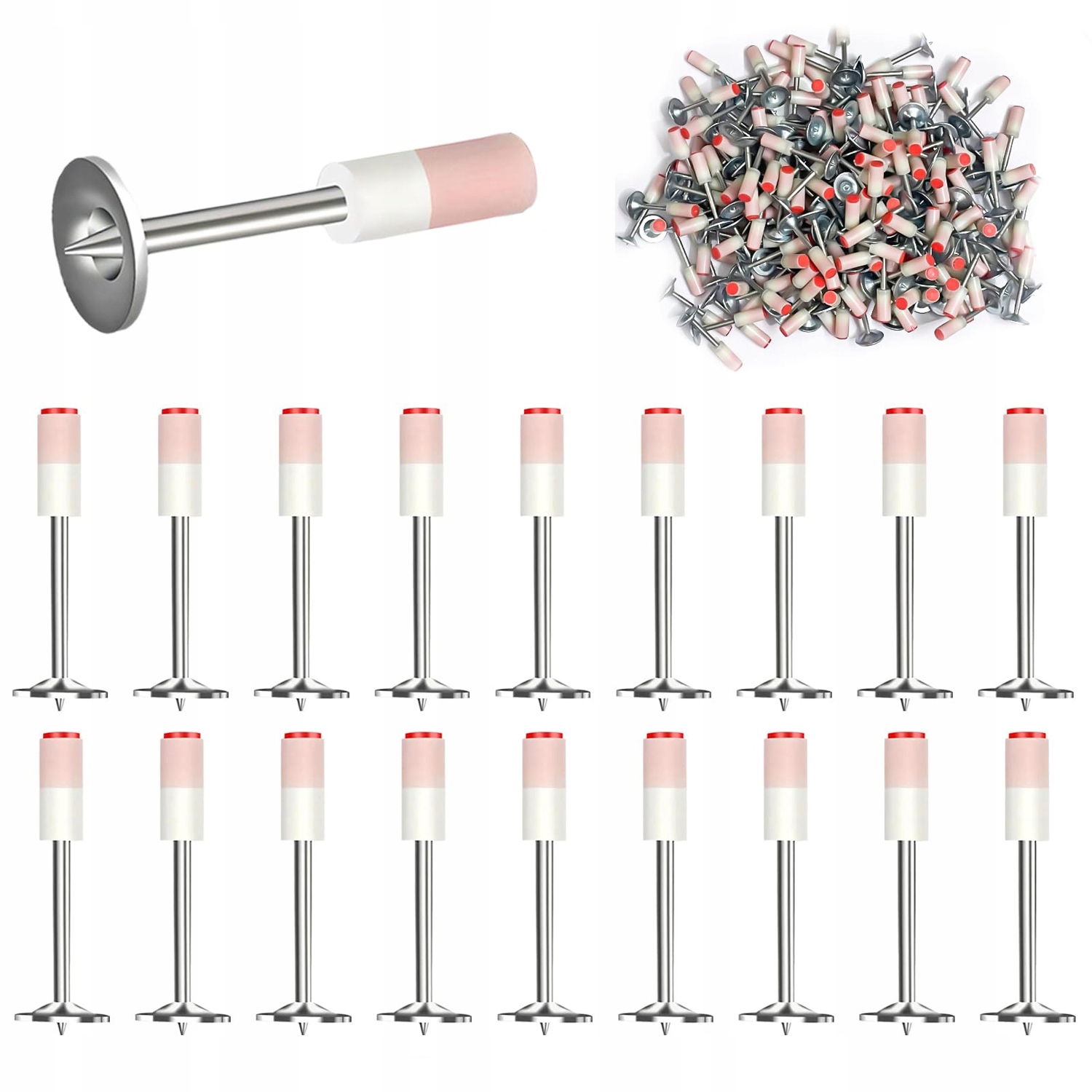 Hřebíky do betonu, kovu a dřeva pro ruční hřebíkovačku 400 ks