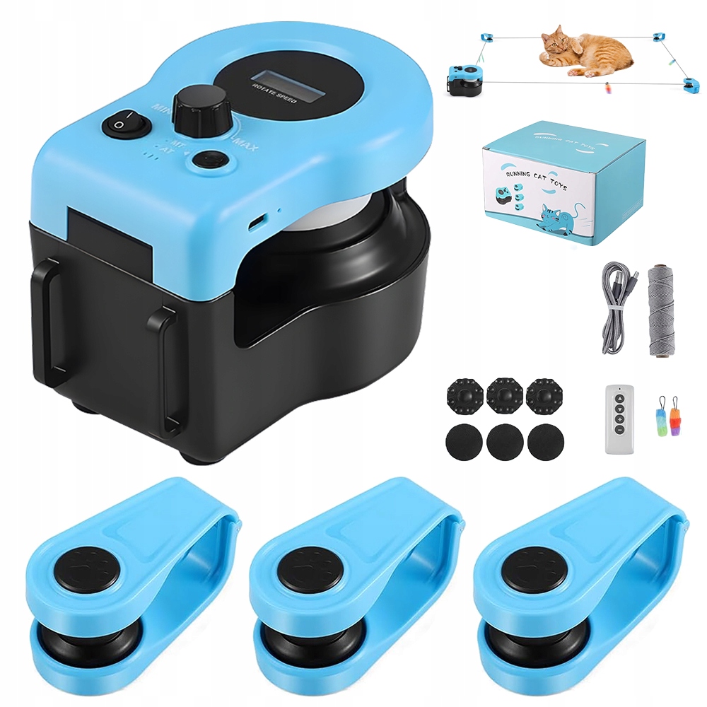 Hračka Pro Kočky S Ovladačem Simulované Zvuky Lovu Nastavitelná Rychlost