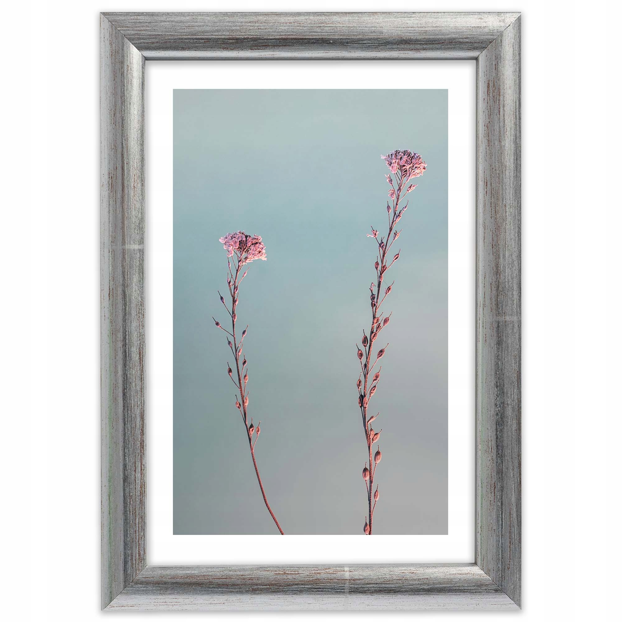 

Ramka na zdjęcia drewniana Srebrna klasyczna 15x21
