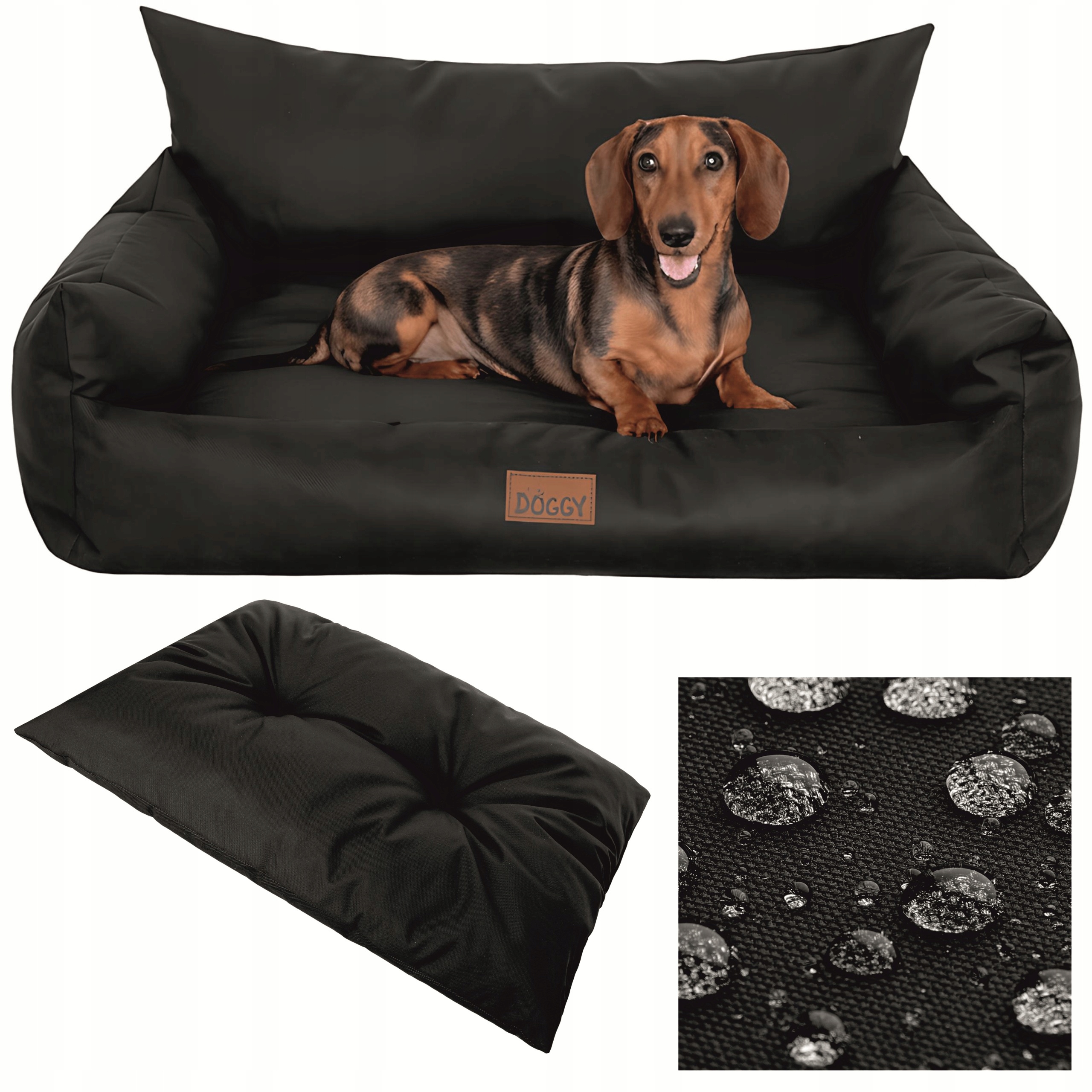 Potah pro psa Pelíšek pro malého psa Vyjímatelná Matrace L 63x48 cm