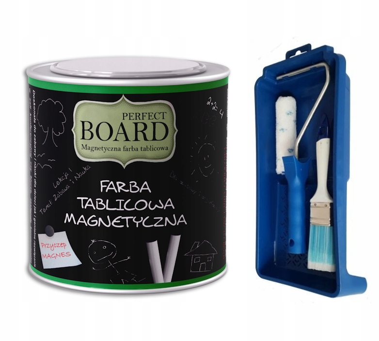 Farba 2w1 Tablicowa MAGNETYCZNA1 L Zestaw Malarski